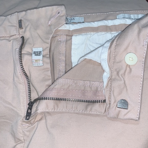 Scotch & SODA light pink stripes regular chino pants size 29/30 - Picture 6 of 16